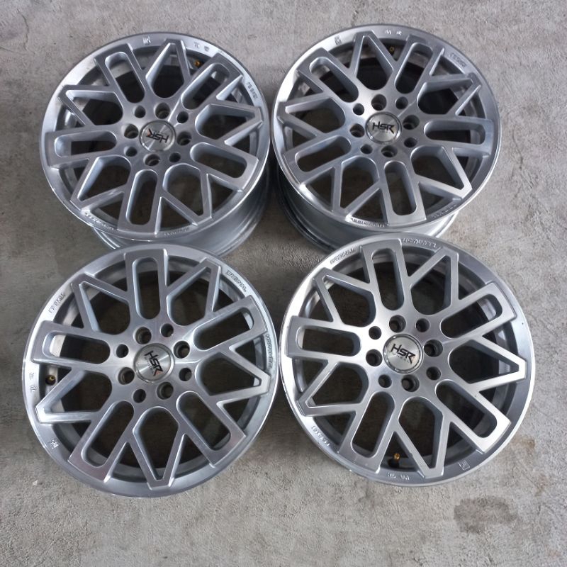 VELG MOBIL VARIASI HSR KAWAI RING 15 BAUT 4X100-114.3 BUAT BRIO CITY VIOS AVANZA XENIA LIVINA