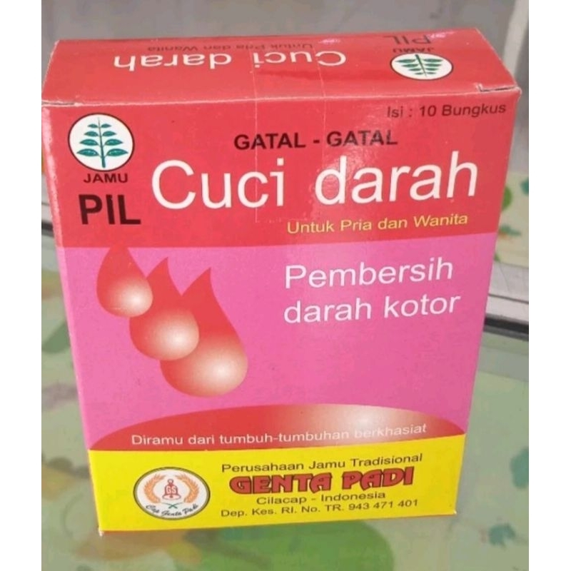 Pil Cuci Darah Untuk Darah Kotor & Gatal Gatal