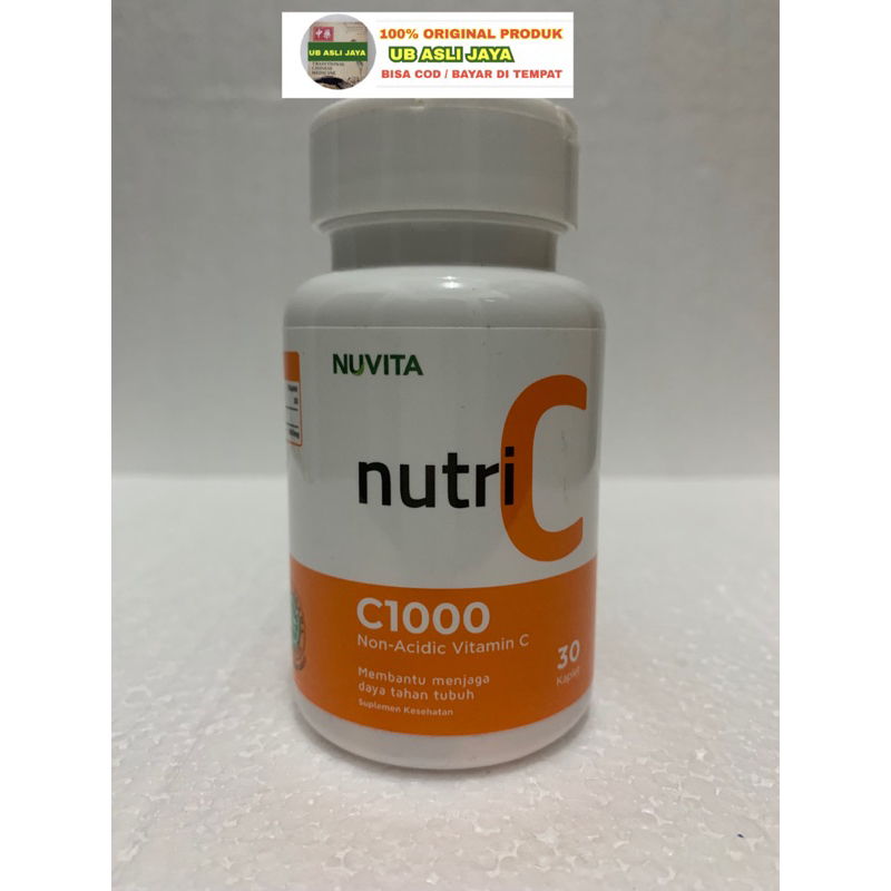 Nuvita nutri C 1000 non acidic vitamin c 30 kaplet