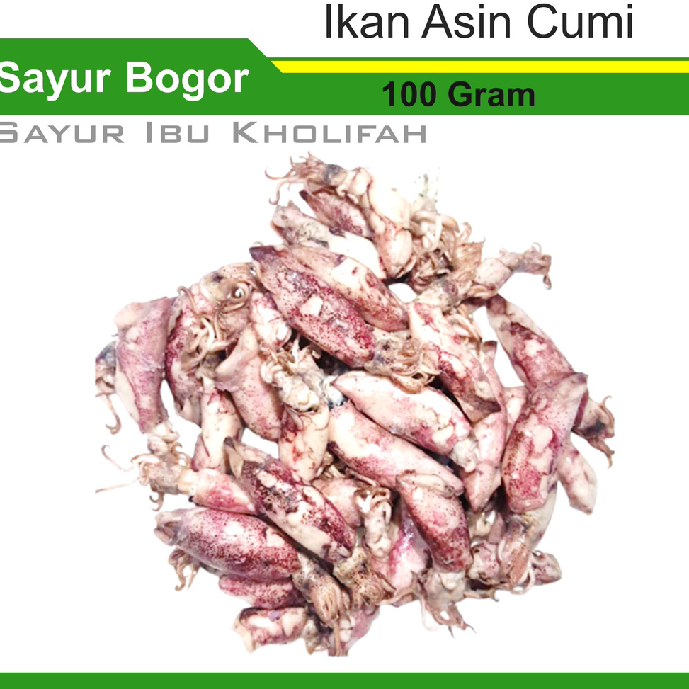 

BPLW1201 Ikan Asin Cumi 100 Gram Ikan Asin Bogor