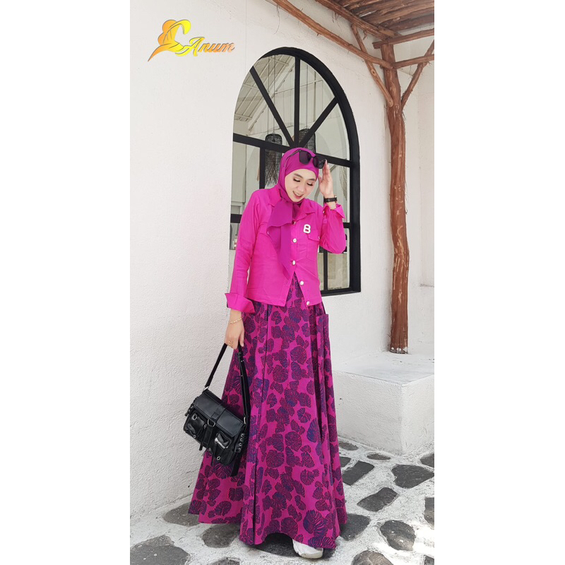 ARUNA BY ANUM, ARUNA ANUM ORIGINAL, DRESS BRANDED ORIGINAL, DRESS KOREA, DRESA MODEREN