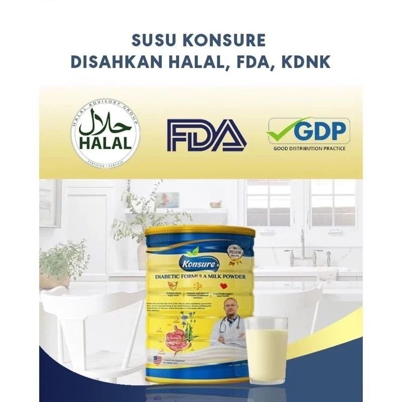 

KONSURE MILK ORIGINAL! (SUSU DIABETES) BUY 1 GET 1 FREE