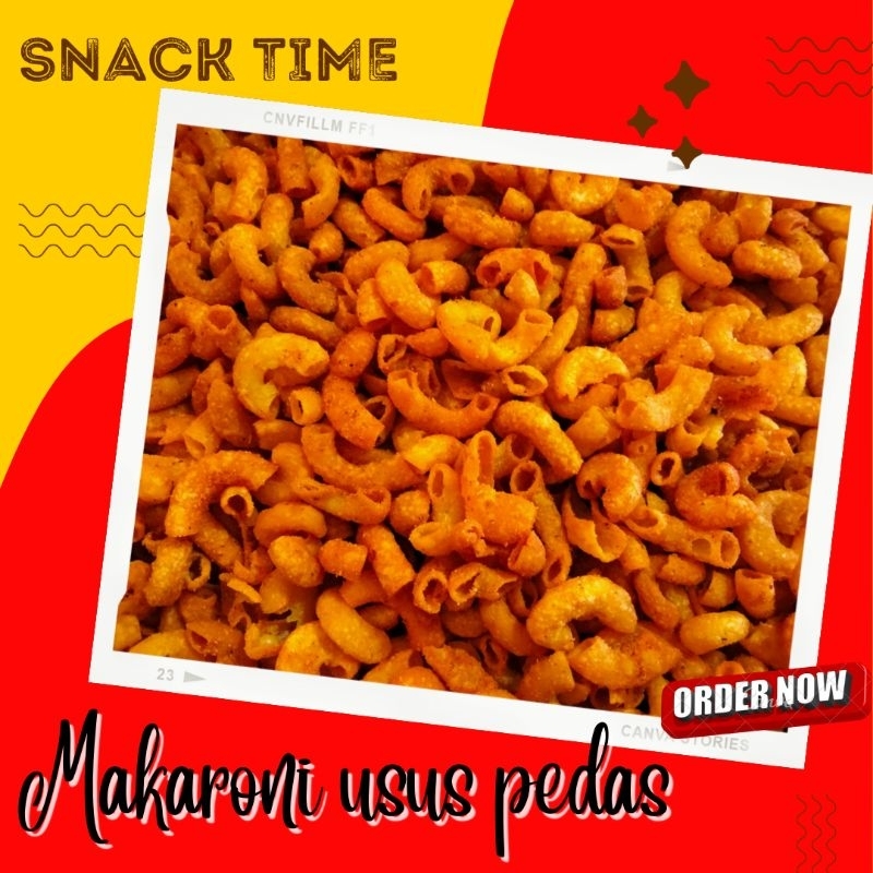 

1 kg Makaroni Usus / Bantet Rasa Balado / Keju Murah