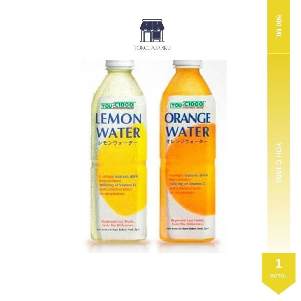 

YOU C 1000 Lemon water / Orange Water KEMASAN 500 ML