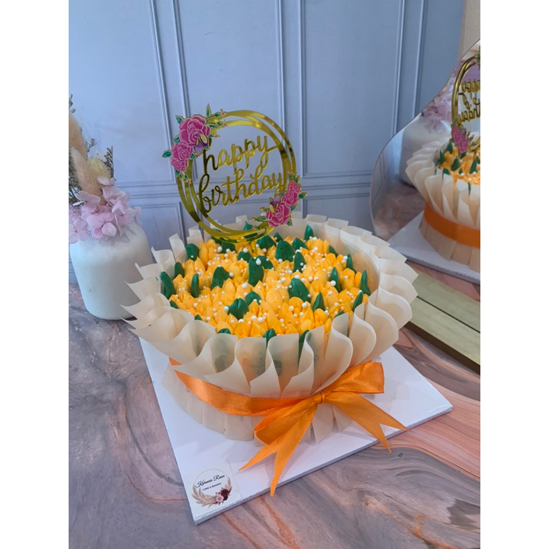 

Bouquet Flower Cake 16cm - KHUSUS BANDUNG