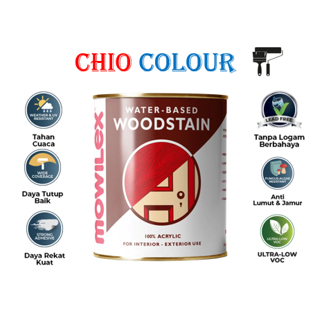 MOWILEX WOODSTAIN PALISANDER 1 LITER CAT PELAPIS KAYU