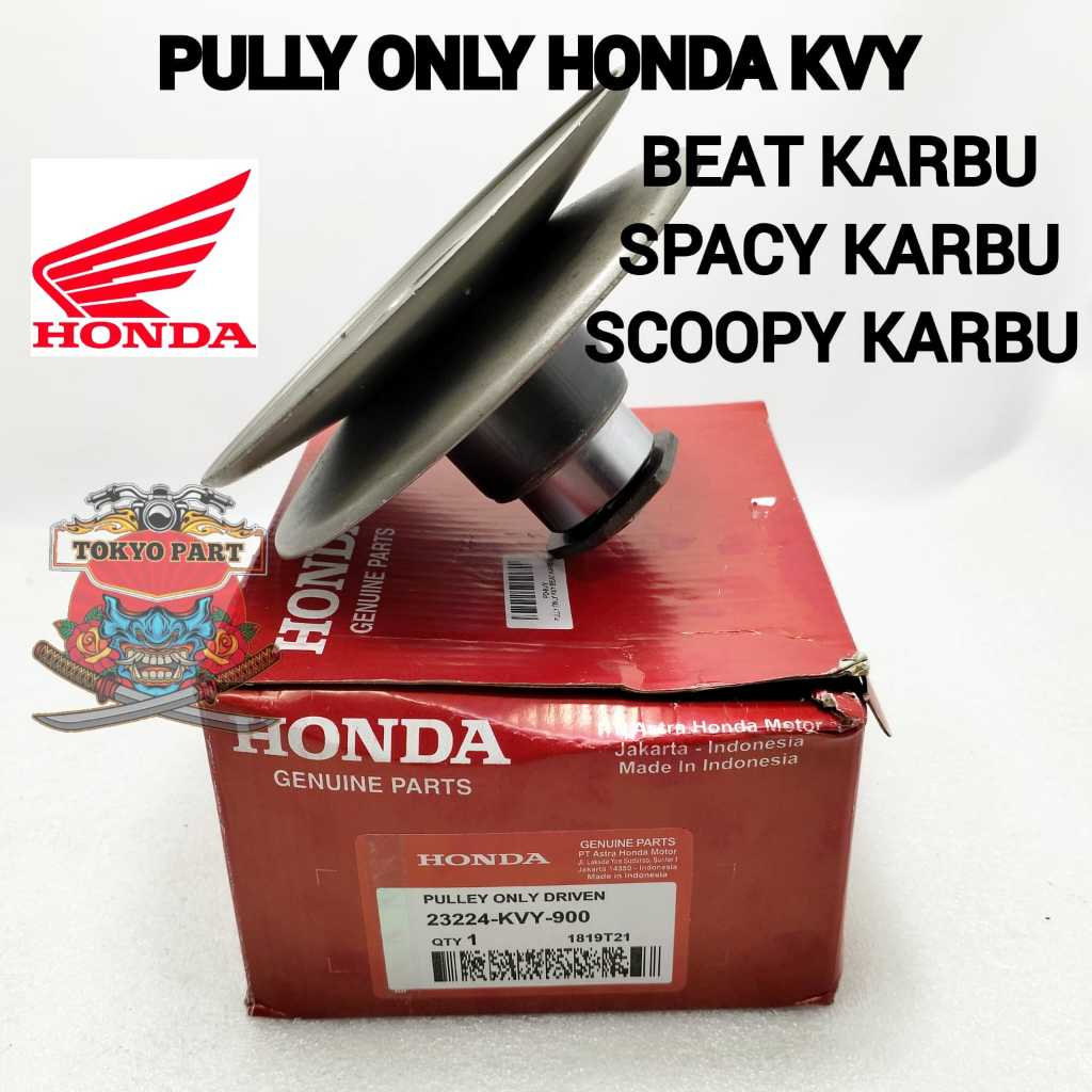 Puli Depan CVT Honda Beat Karbu, Scoopy Karbu, Spacy Karbu Komponen Transmisi Skutik