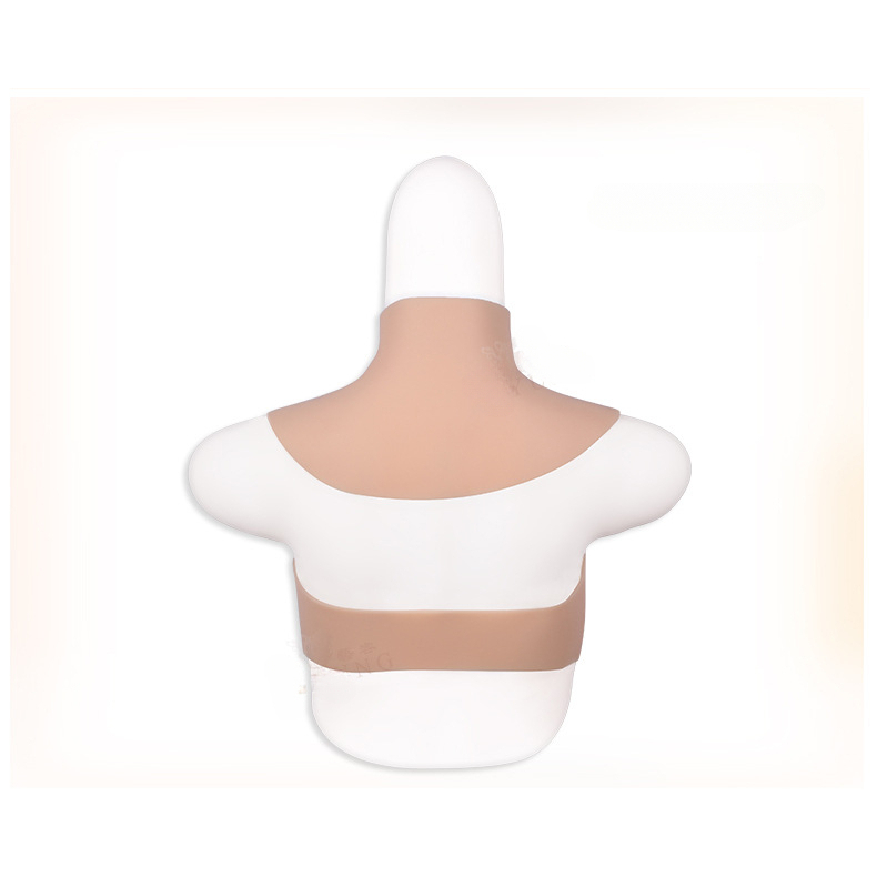 Kostum cosplay desain dada palsu dan punggung kosong silikon baru