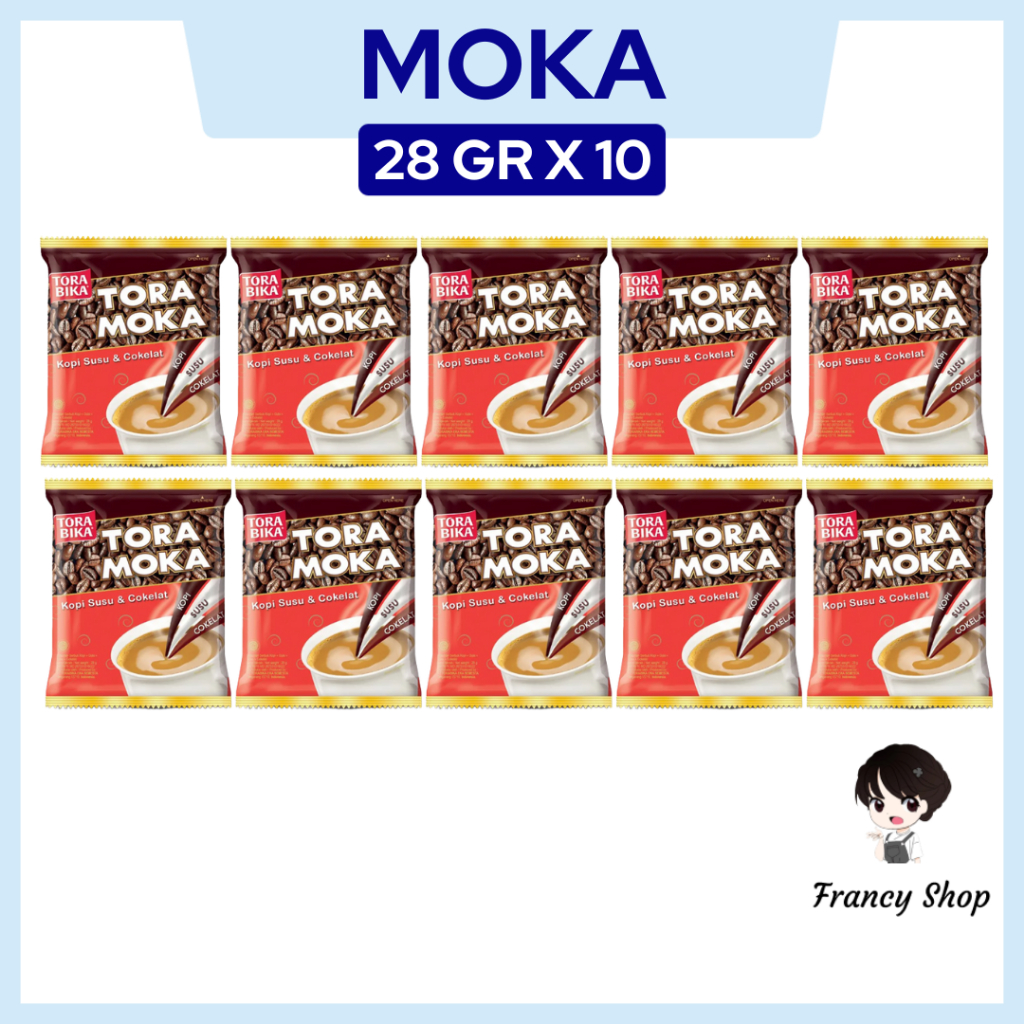 

Paket Murah Kopi Instan Tora Bika Moka Sachet Renceng 28 gr x10