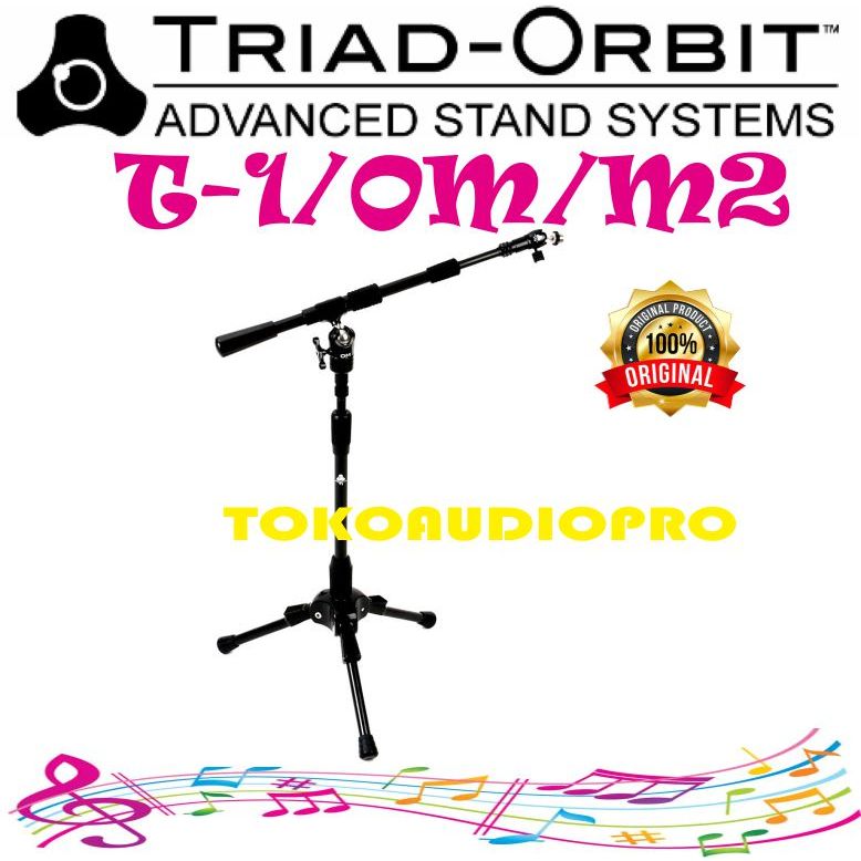 TRIAD ORBIT T1/OM/M2 Short Tripod Stand Mirophone System Stand Mic