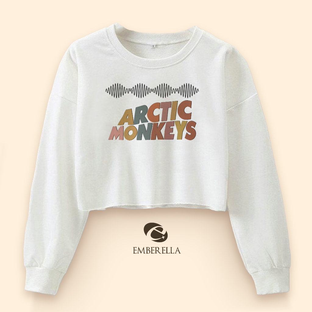 Arctic Monkeys The Car Sweater Crop Crewneck Unfinished