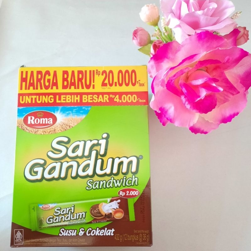 

HARGA BARU ROMA SARI GANDUM BOX 2000 an