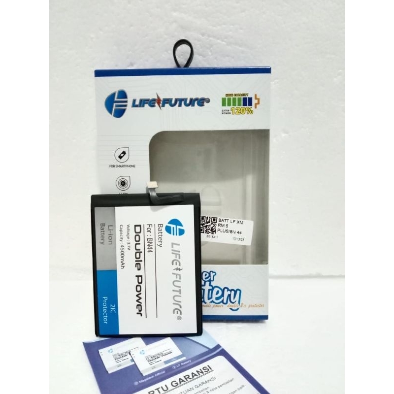 BATRE LF REDMI 5+ PLUS BN44 DOUBLE POWER