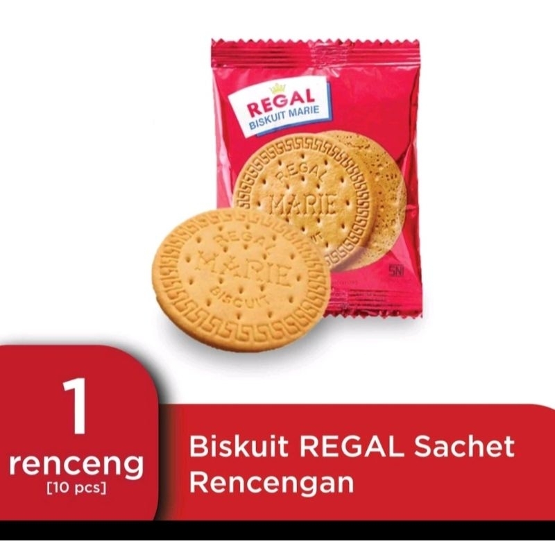 

Regal Biscuit Marie 12 gr x 10 Pcs / 120Gr