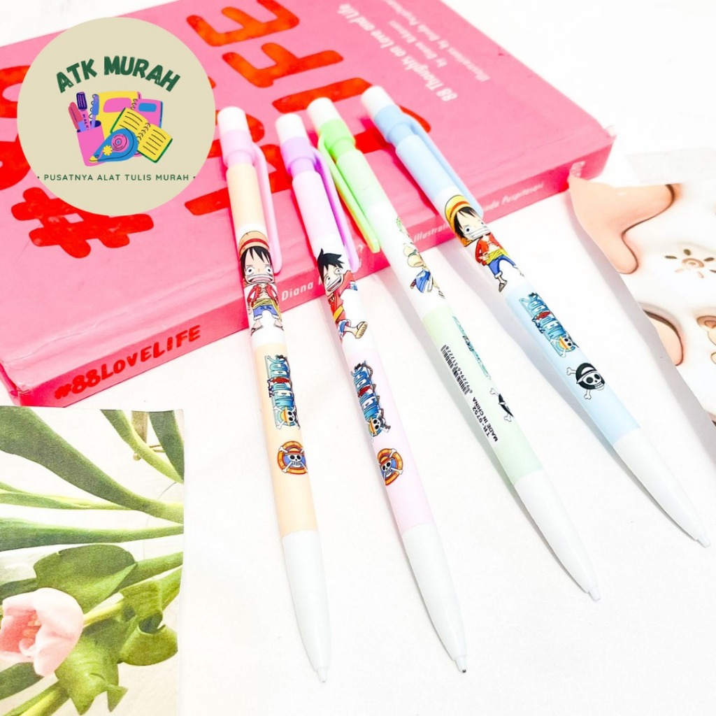

PENSIL CETEK MEKANIK COLLECTION ONE PIECE LUFFY PCM-1039 ALAT TULIS SEKOLAH AESTHETIC KOREA COD