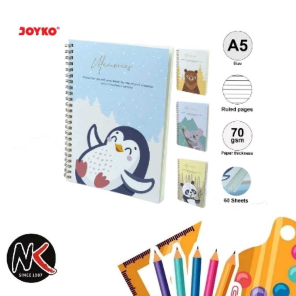 Buku Notes Spiral/Notebook Spiral JOYKO NB-707