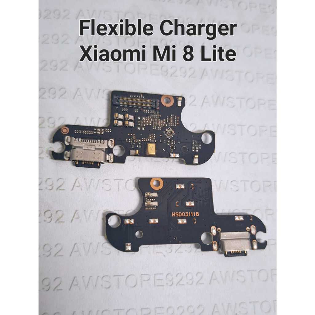 Flexible fleksibel Konektor Charger Xiaomi MI8 Lite MI 8 Lite papan cas xiaomi mi8 lite con cas xiao