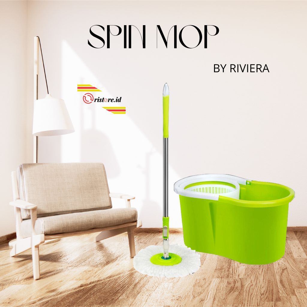ALAT PEL LANTAI / PEL LANTAI PUTAR / SPIN MOP RIVIERA / KAIN PEL LANTAI / ALAT PEL LANTAI ULTRA MOP 