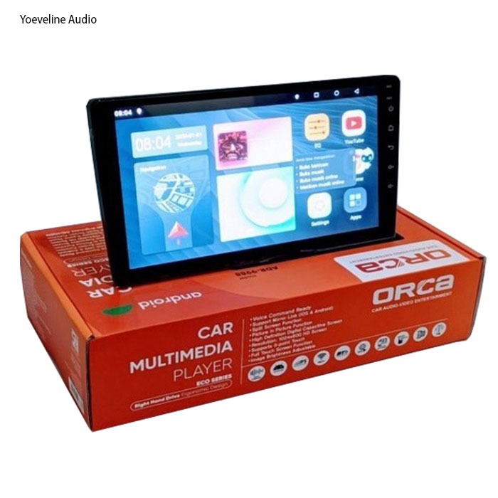 Head Unit Android ORCA SERIES 9&10 inch ADR-9988 Ram 2/32