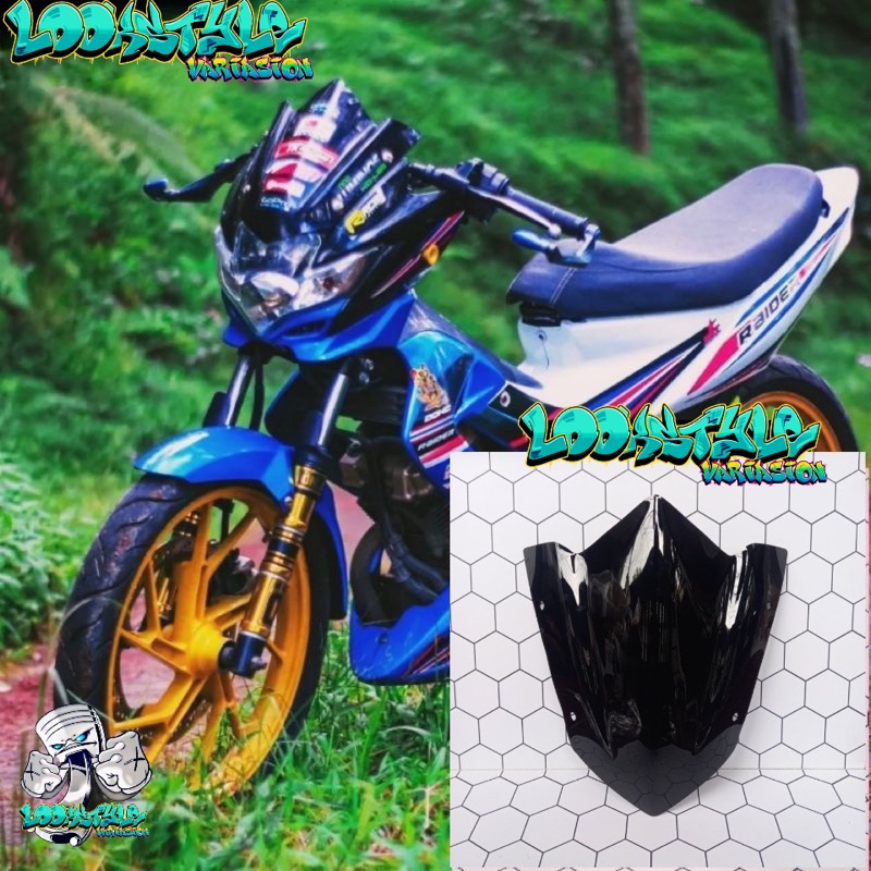 VISOR VARIASI SATRIA FU BARONG 150 OLD 2010 - 2013 MODEL SIPIT