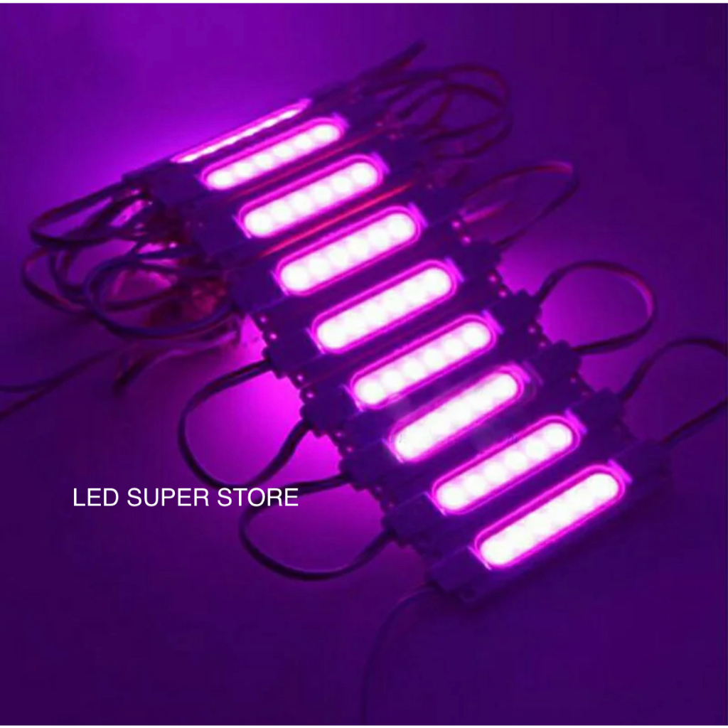 Chicorashop1 [100Pc] Module Lampu Samsung Led Modul Cob 6818 12-24 Volt Kolong Truk