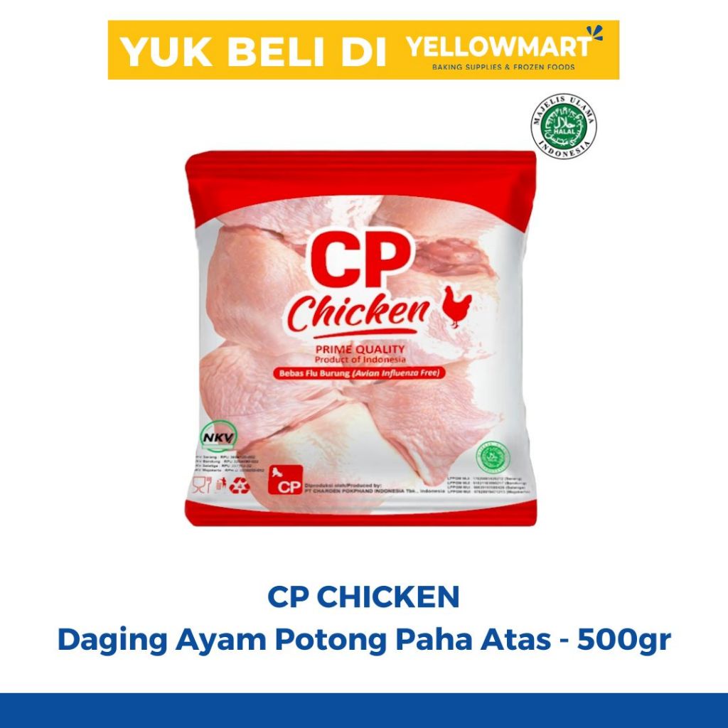 

CP CHICKEN - Daging Ayam Potong Paha Atas 500gr