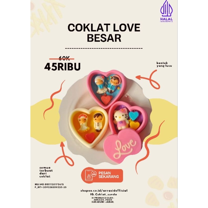 

Coklat love besar