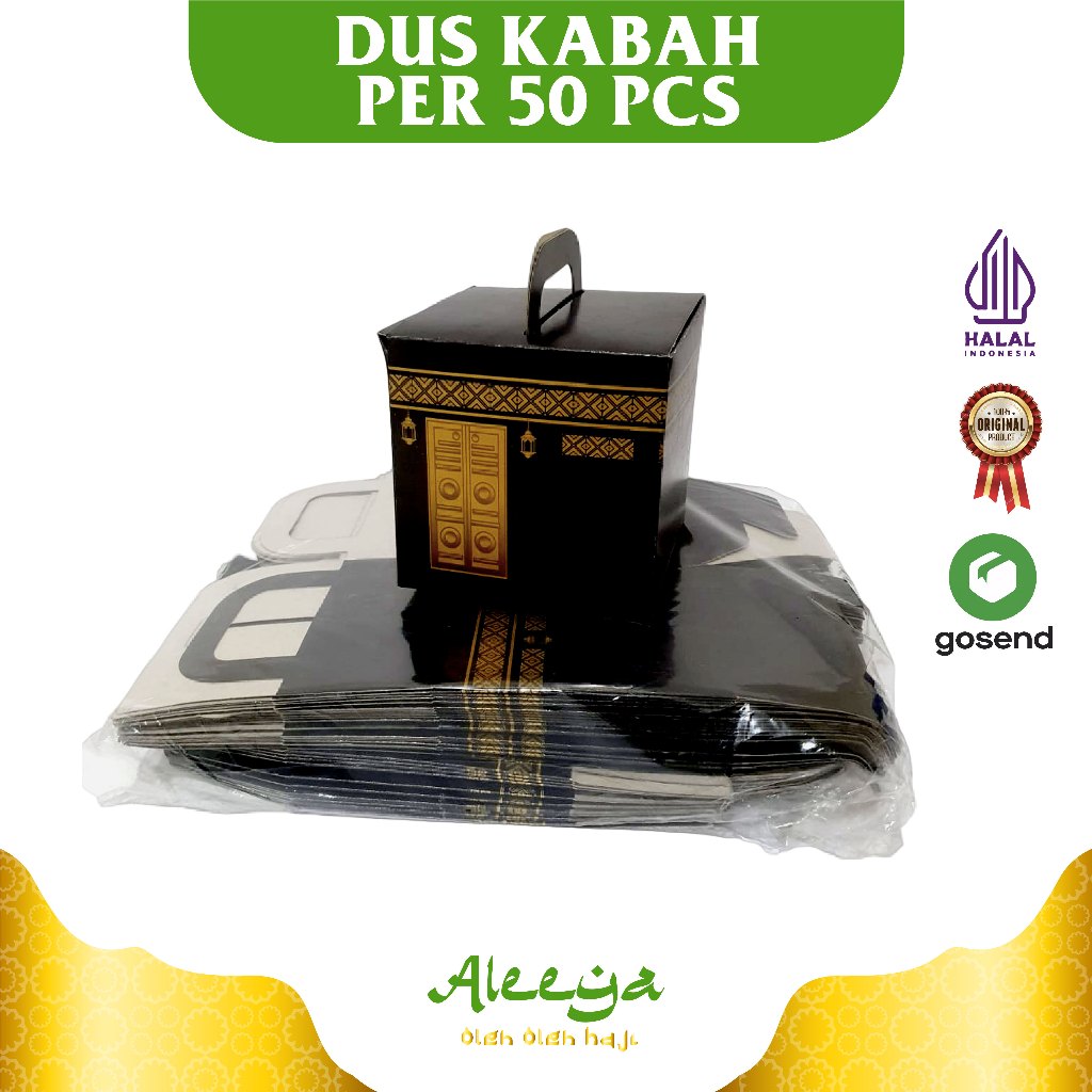 

Dus box kabah kosong oleh oleh haji dan umroh paket per 50 pcs