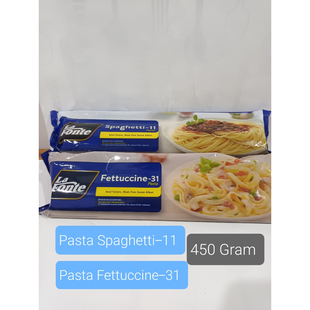 

La Fonte Pasta Spaghetti / Fettucine / 450 Gram