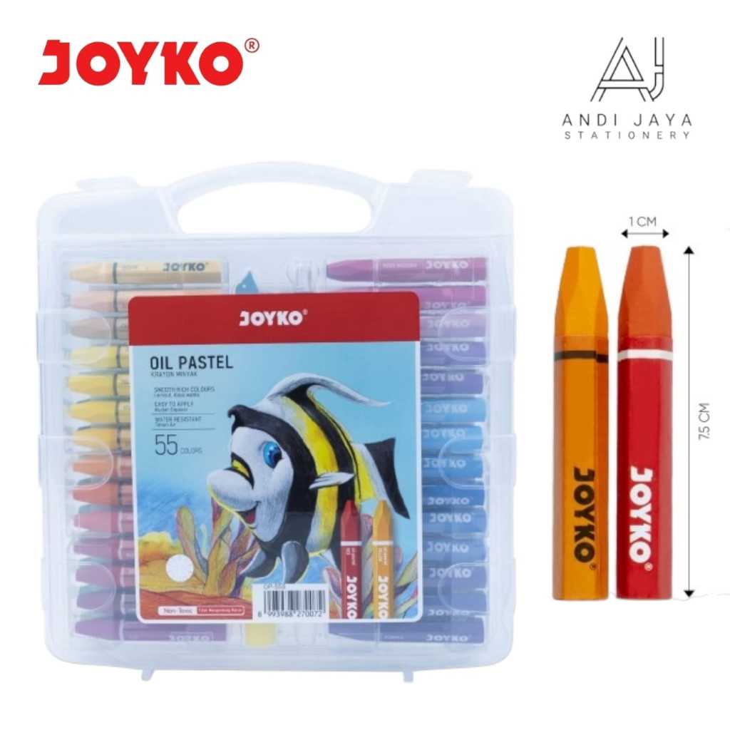 

Krayon Joyko / Crayon Joyko 55 Warna OP-55S Oil Pastel
