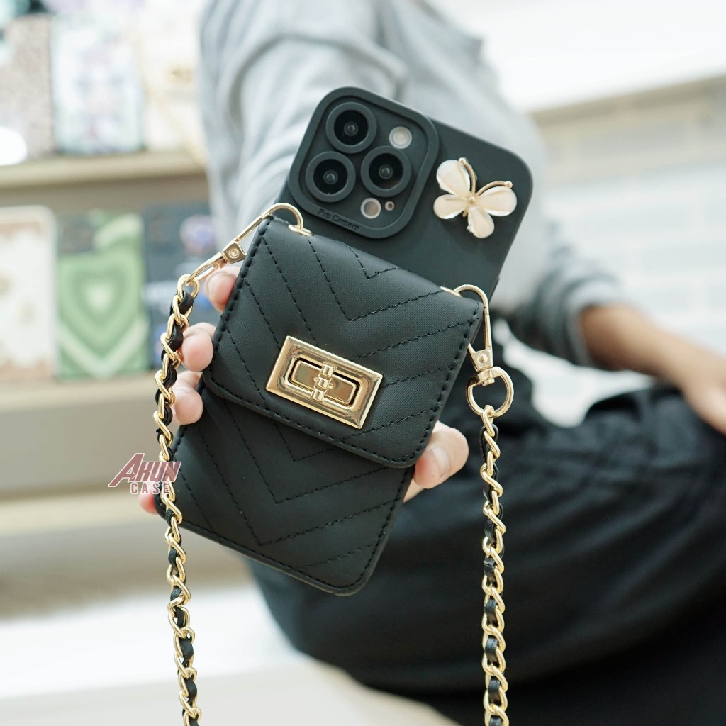 Case Dompet Tali SSL Oppo A3X A18 A38 A3 PRO A60 RENO 11F RENO 12  RENO 12F 5G A55 A16K A74 A15 A16 