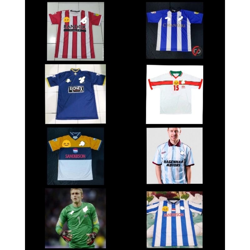 Jersey GK Belanda 2014/Jersey Westham 1992 Print/Jersey Maroko 1998 Away/Jersey Wimbledon 1996 1997/
