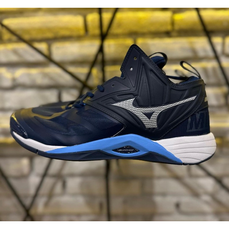 Sepatu Voli Mizuno Momentum 2 Navy - Premium