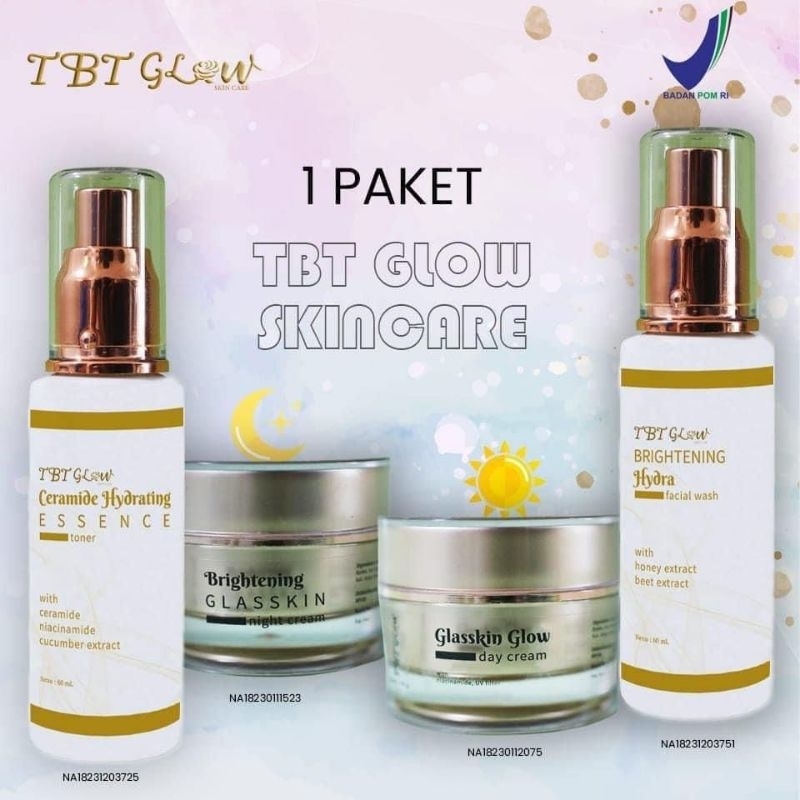 TABITHA  GLOW SKINCARE PAKET PENCERAH, SEMUA JENIS KULIT