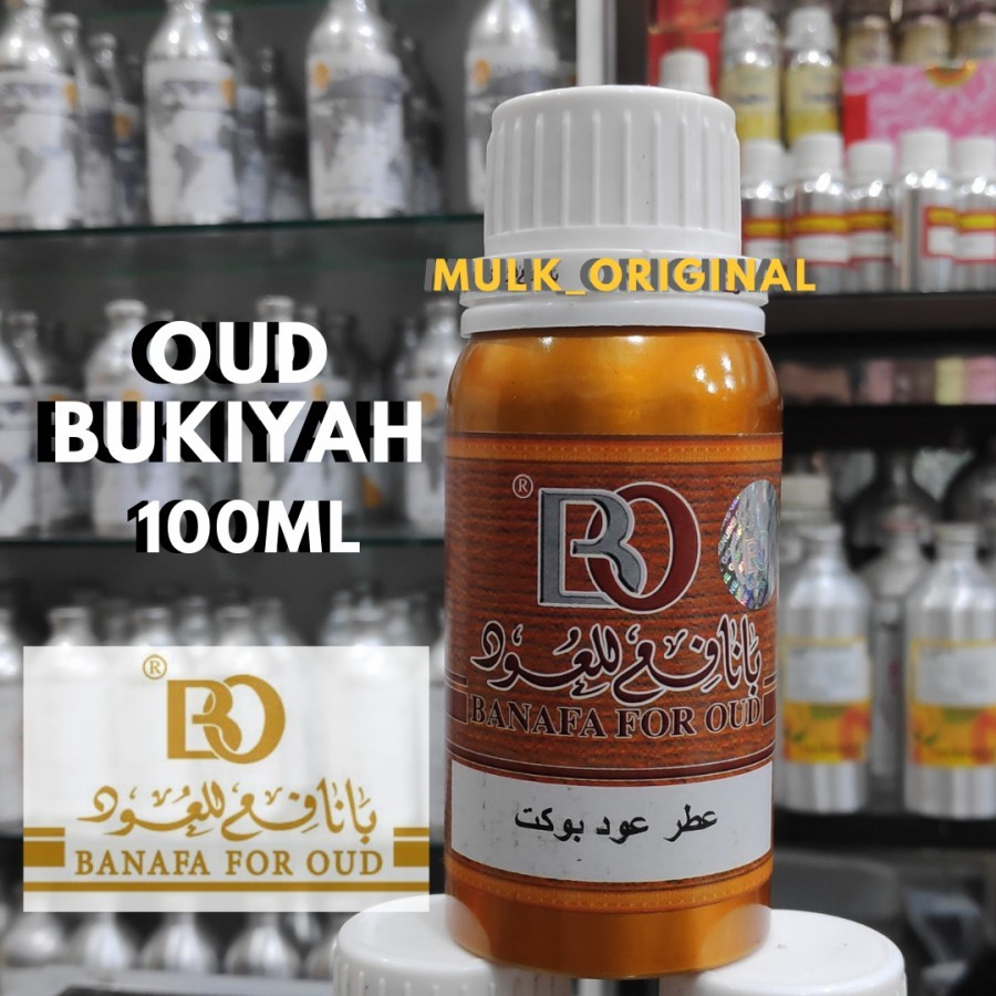 Oud bukiyah BO banafa for oud 100ml, original Best seller better Aroma