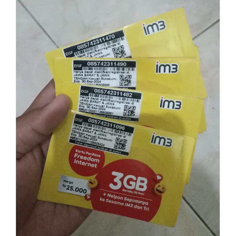 3GB Usage Jateng Jabar Indosat im3