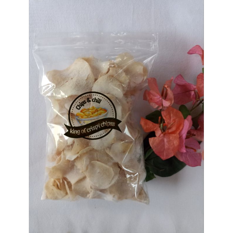 

KERIPIK SINGKONG SUPER RENYAH, MELALUI PROSES PEREBUSAN DAN PENJEMURAN.Kemasan 250g/SAPI PANGGANG