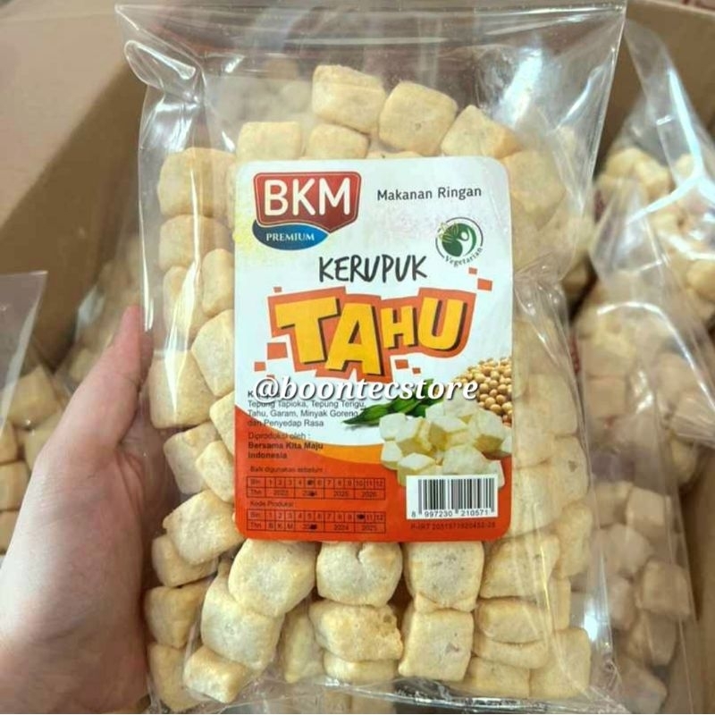 

Kerupuk Tahu BKM Premium 125 Gram | Kerupuk Tahu Vegetarian