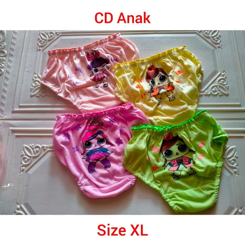Lusinan Celana Dalam Anak Cewek Cowo /CD ANAK
