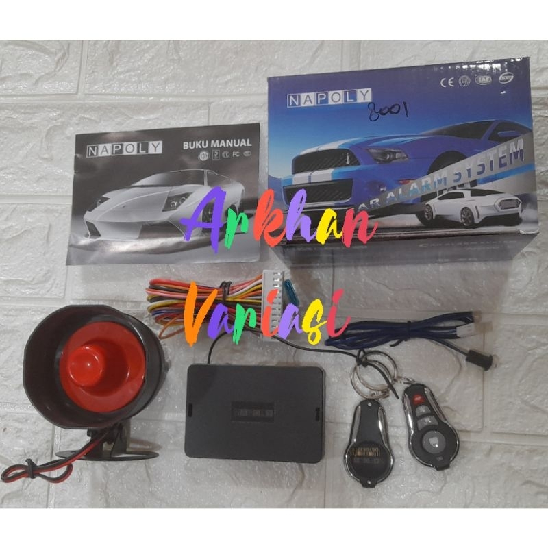 Alarm Mobil Universal Model Remote Avanza