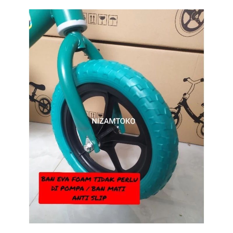 Balancebike Sepeda Roda Dua Sepeda Anak Umur 1 2 3 4 5 Sepeda Tanpa Pedal Variant Warna Terlengkap