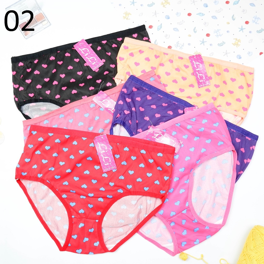 Cd Lili Xxl Jumbo Celana Dalam Wanita Import Cd Katun Wanita