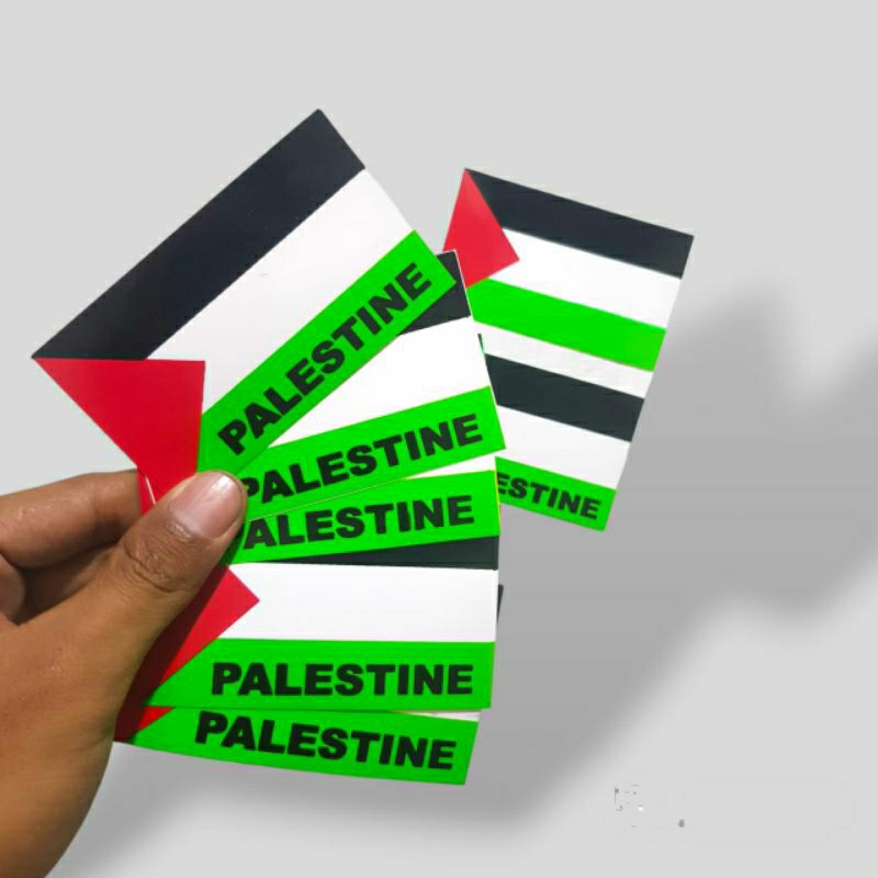 

stiker bendera palestina, stiker palestine 1 pc