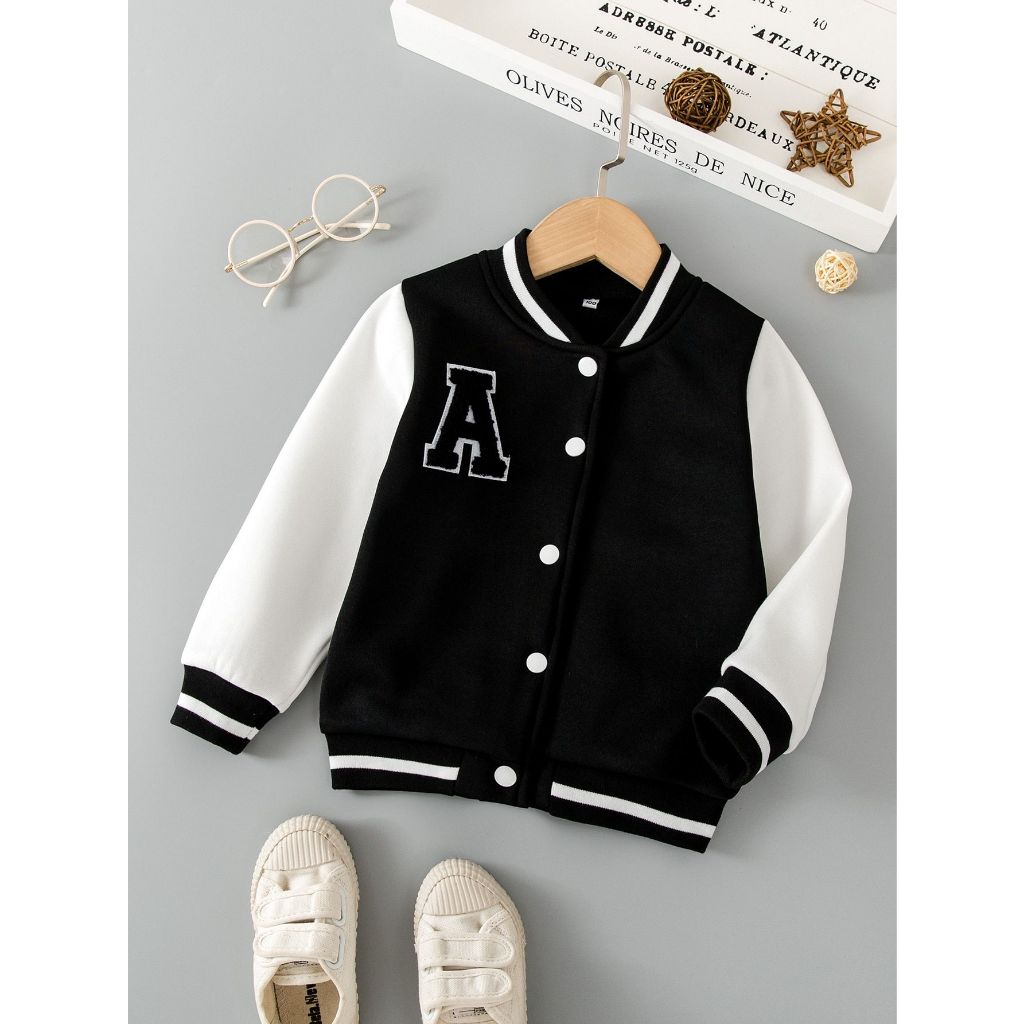 Jaket Varsity Baseball Custom request Sablon Free Inisial Nama