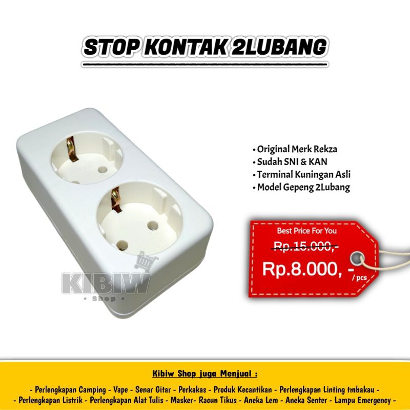 Stop Kontak 2 Lubang