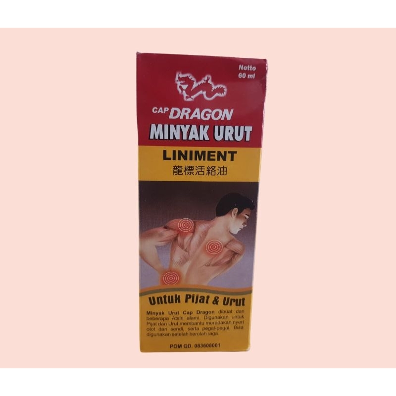 Dragon Minyak Urut 60 mL - Cap Dragon Minyak Urut Pegal Pegal