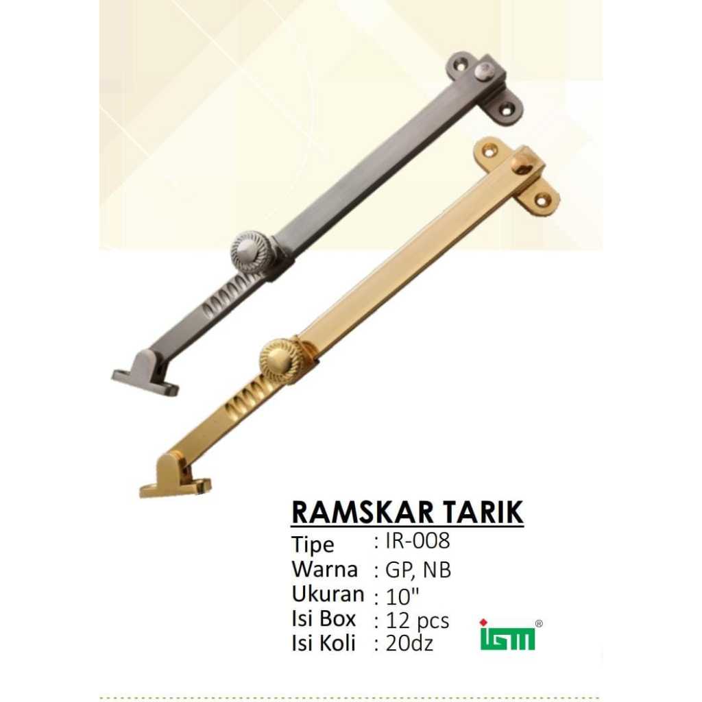 Ramskar Tarik Lamskar Tarik YSK Putih Stainless Bagus Kait Jendela Penahan Jendela