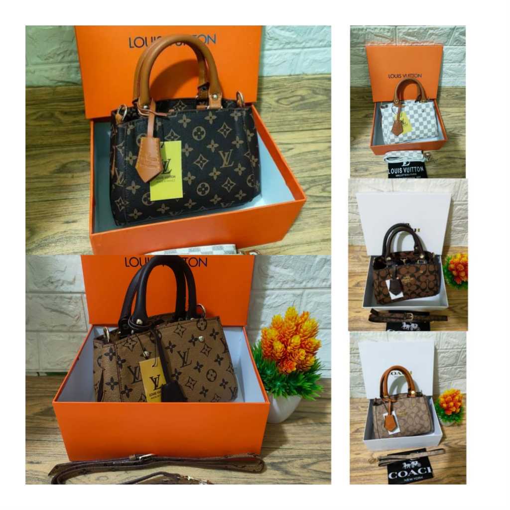 Monteg Tas Wanita 2IN 1 Full Emboss