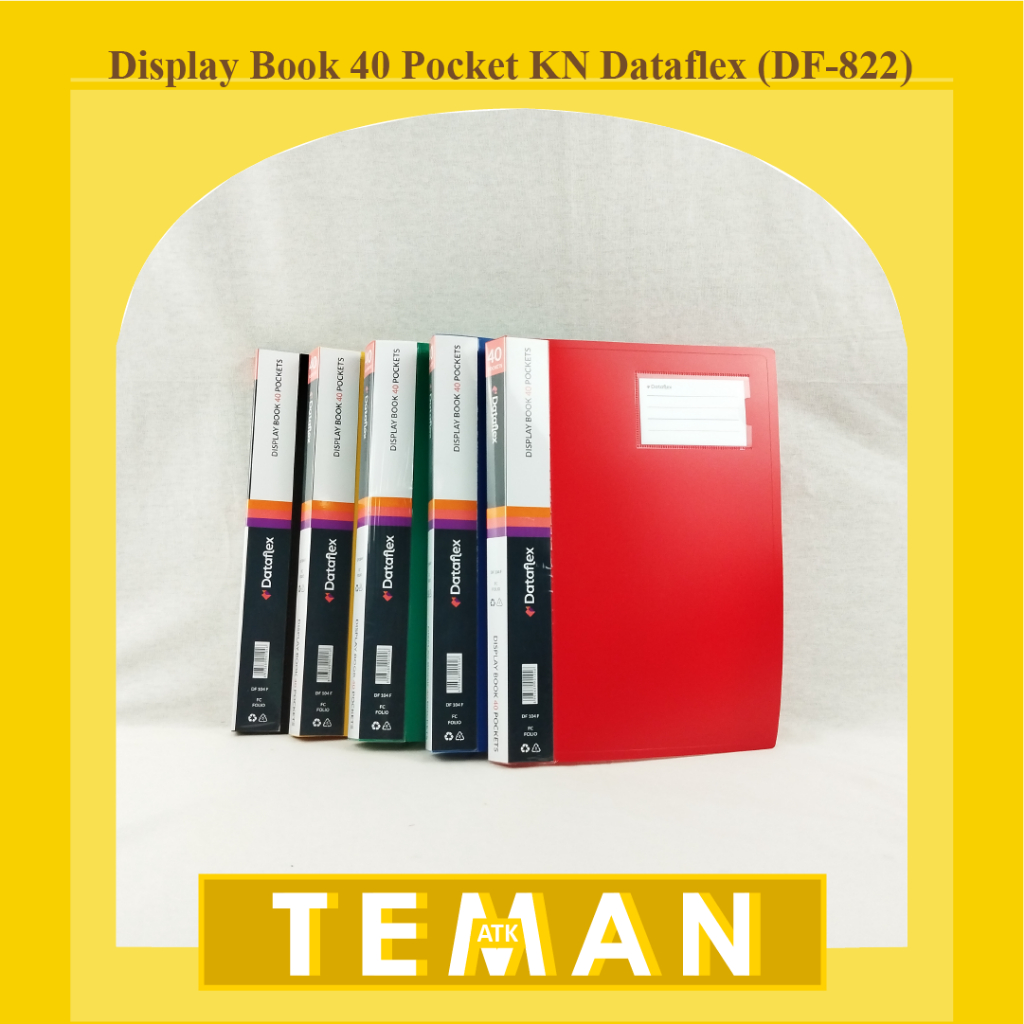 

Display Book / Clear Holder 40 Pocket + Kartu Nama Folio Dataflex (DF-822)