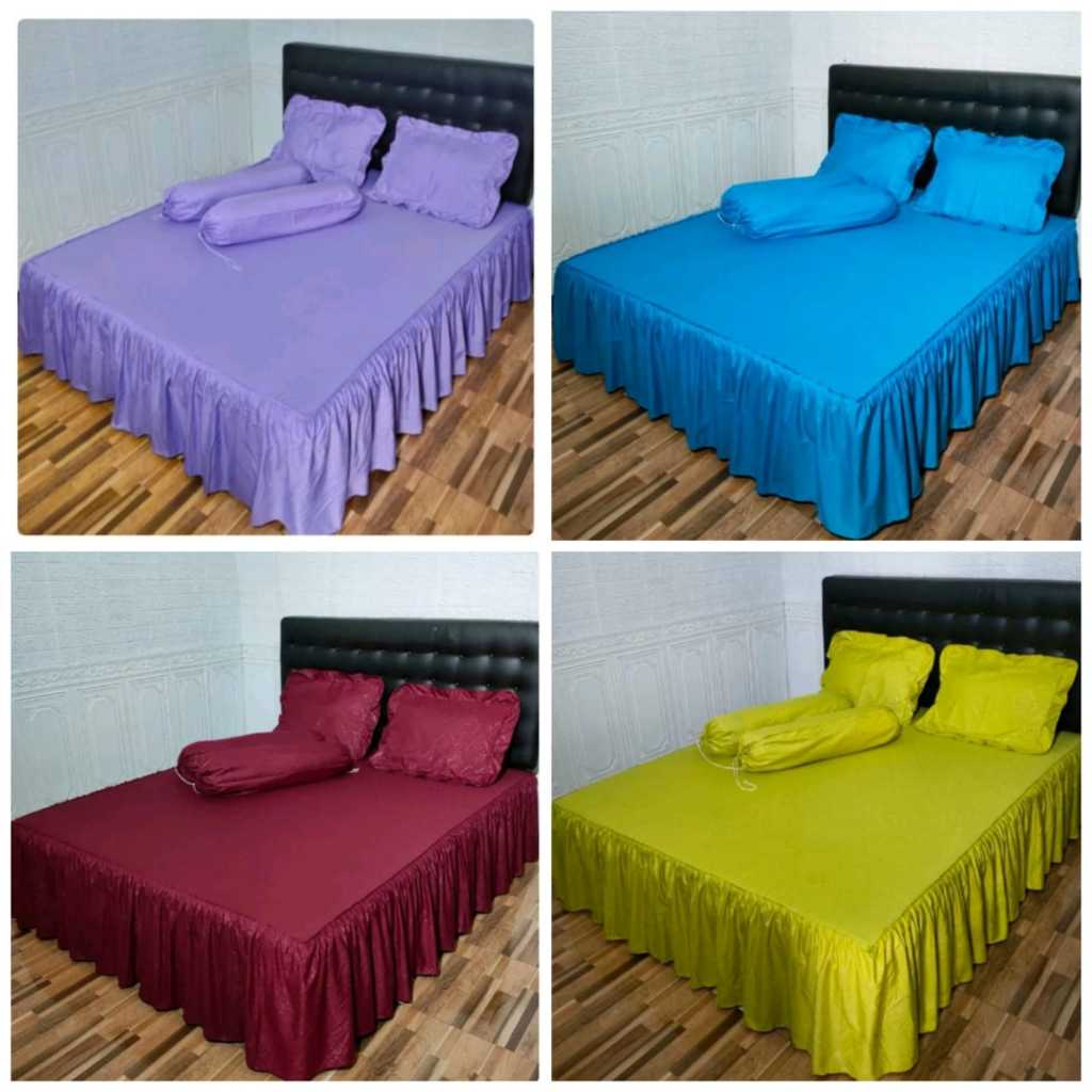 Feraristore Big Sprei Rumbai Seprei Polos Putih Tinggi 20